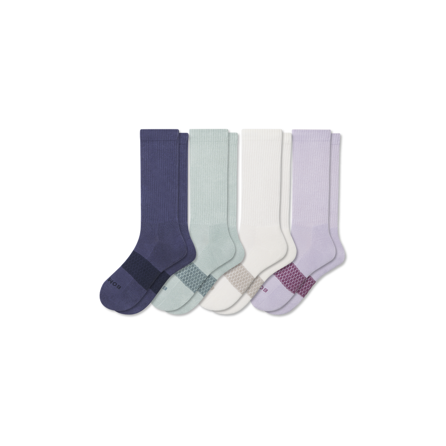 Women's Solids Calf Sock 4-Pack Q7