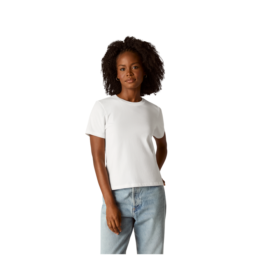 Women's Pima Cotton Crew Neck T-Shirt B1